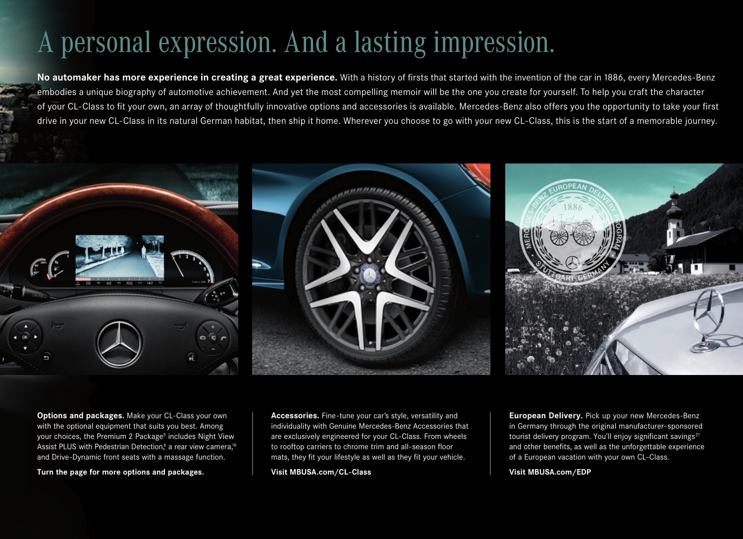 2011 Mercedes-Benz CL-Class Brochure Page 15